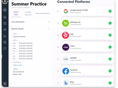 Listing Management - Multi-Platform Review Boost  Ensure your practice information is consistent across all major healthcare review platforms.