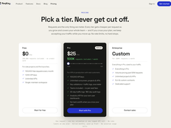 100k requests/month for free, Pro plan starts at just $25 for 500k requests.