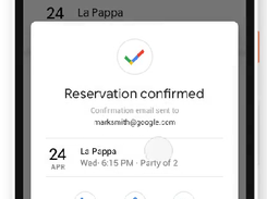 Reserve witih Google Screenshot 2