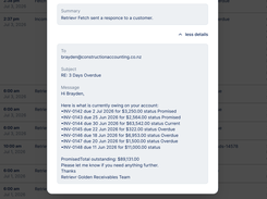 Customers Multi Invoice Consolidated Reminder