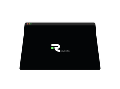 Reverto application splash screen in a browser-style window.