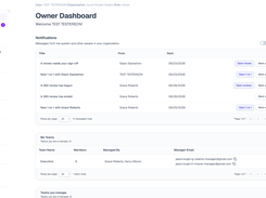 Owner Dashboard