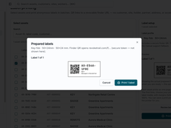 Create Anonymous QR Labels for Physical Assets