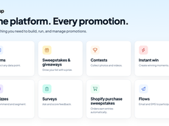 Revup platform overview: forms, sweepstakes, contests, instant win, surveys, and customer engagement tools.