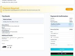 Ride Sync Reservation Details
