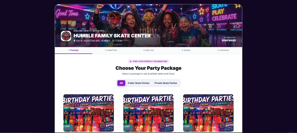 Online Party Booking
