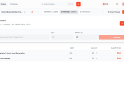 Let our AI predict the expenses based on your particular project and team