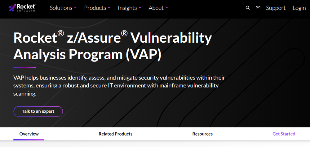 Rocket z/Assure VAP Screenshot 1