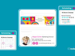 Engage recipients with visually striking branded emails and banners that capture attention and drive clicks.