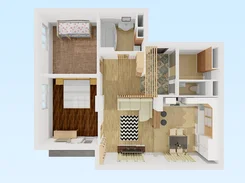 Top view  Render