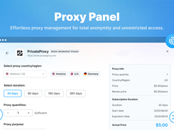 Test, filter, and manage unlimited proxies with our built-in tools. RoxyBrowser supports all key protocols and offers powerful batch and deduplication features. You can even buy high-quality residential proxies directly from our in-app store, streamlining your proxy management with ease.