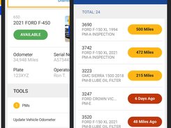RTA Fleet Mobile App for Technicians