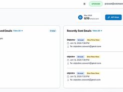 safemailer app dashboard