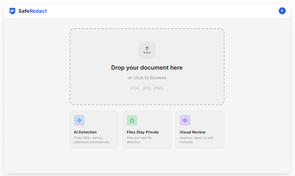 SafeRedact Screenshot 1