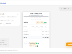 SafeRedact Screenshot 1