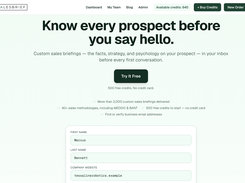 SalesBriefAI Screenshot 1