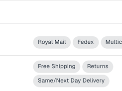 Who ships for them: the carriers each company offers and the countries it ships to