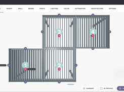 3D Pergola Configurator with modular configuration and manufacturing outputs.