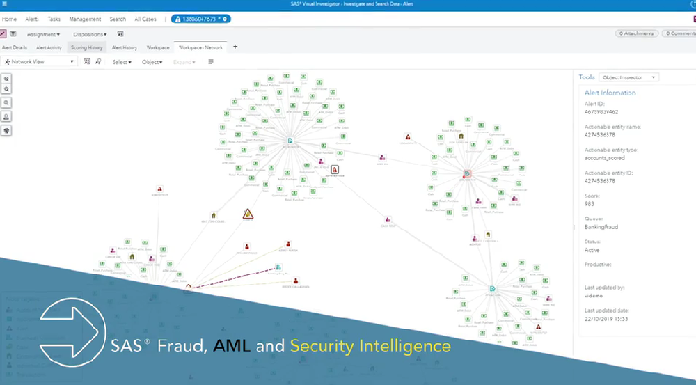 SAS Fraud, AML & Security Intelligence Screenshot 1
