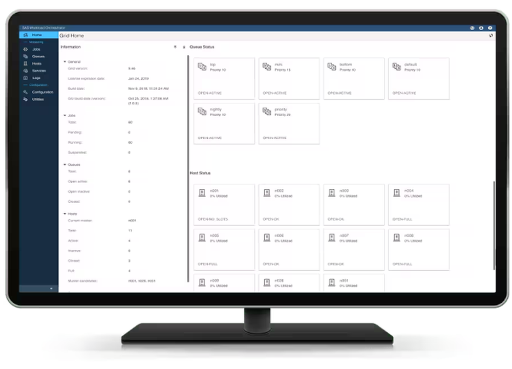 SAS Grid Manager Screenshot 1