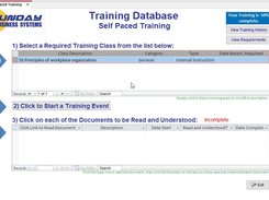 Self-Paced Training form (Computer based training)