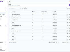 Build custom forms and link them to your QR Codes to capture leads and feedback.