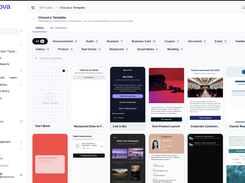 Choose from 50+ ready-made templates to build a landing page for your QR Code.