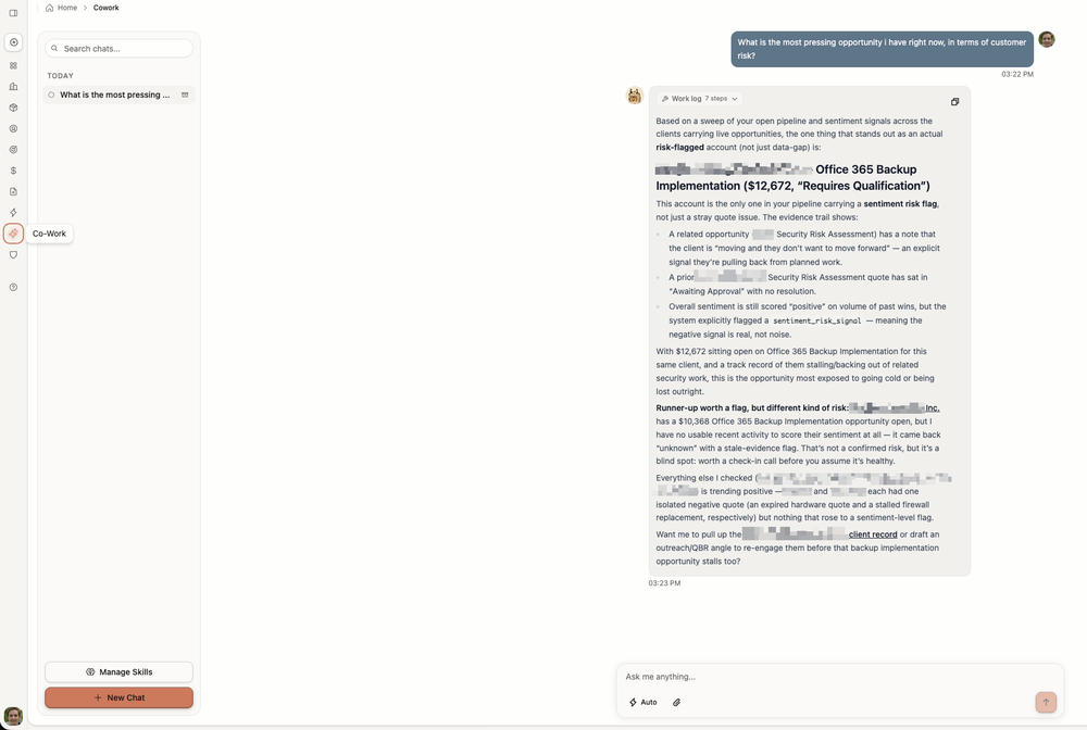 AI Co-Work Chat