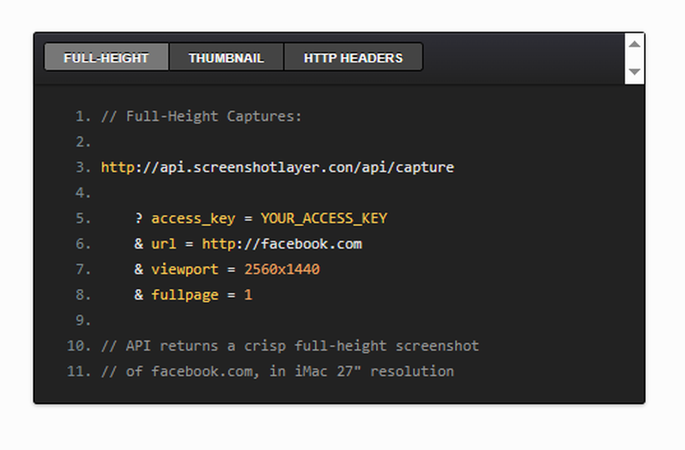 Screenshotlayer Screenshot 1