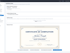 Admin Certificate Setup