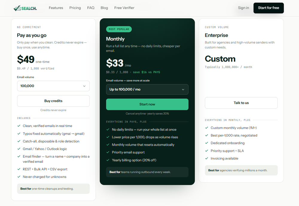 Pricing