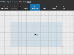 Seat-map editor grid with the Seat Rows tool active and a highlighted rectangle labeled “16x7.”