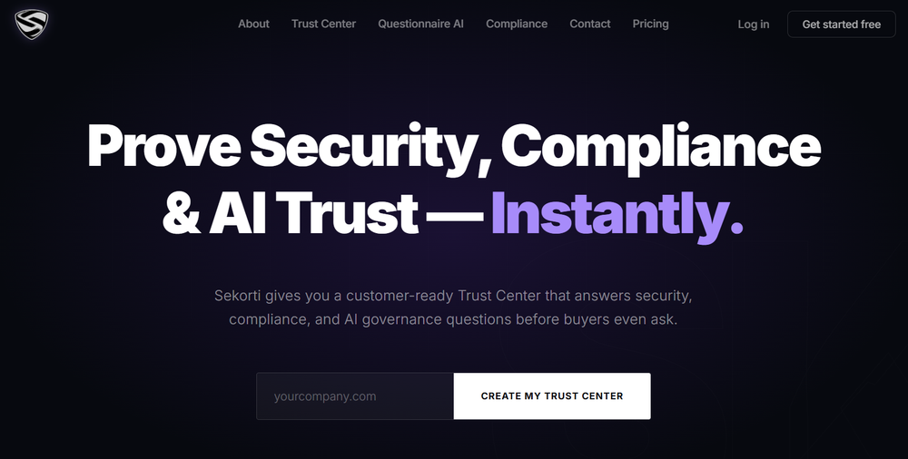 Free Trust Center Tool