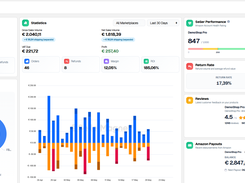 The SellerMagnet command center: today's sales, profit, units, Buy Box health and inventory risk for every Amazon marketplace you sell on — at a glance.
