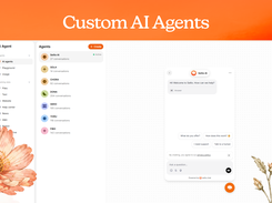 Build intelligent AI agents that deliver instant answers and connect customers with your team.