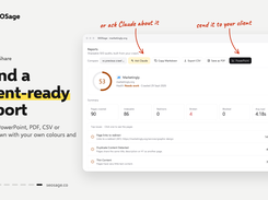 Step 8: Send a client-ready report as PowerPoint, PDF, CSV or Markdown