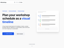 Start page of sessionplan.de