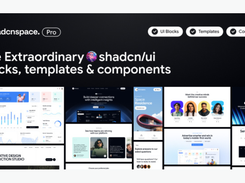 collection of beautifully designed, accessible, and composable free and Pro Shadcn UI blocks, components, and templates
