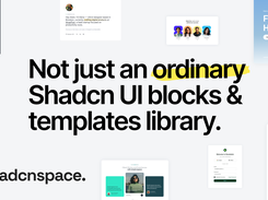 Extraordinary Shadcn UI blocks, components, and templates