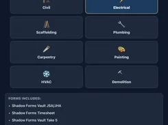 Shadow Forms Vault – digital forms for Australian trades and contractors