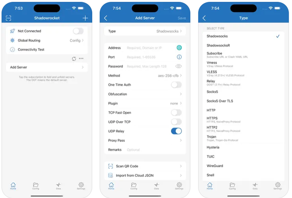Shadowrocket Screenshot 1
