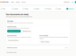 Download, Email, or Schedule Your PDFs
