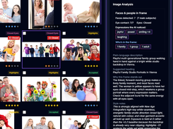 Review AI-generated image analysis, technical observations and metadata to assess content, quality and suitability more quickly.