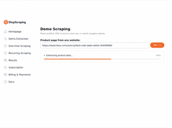 Instant Product Page Extraction