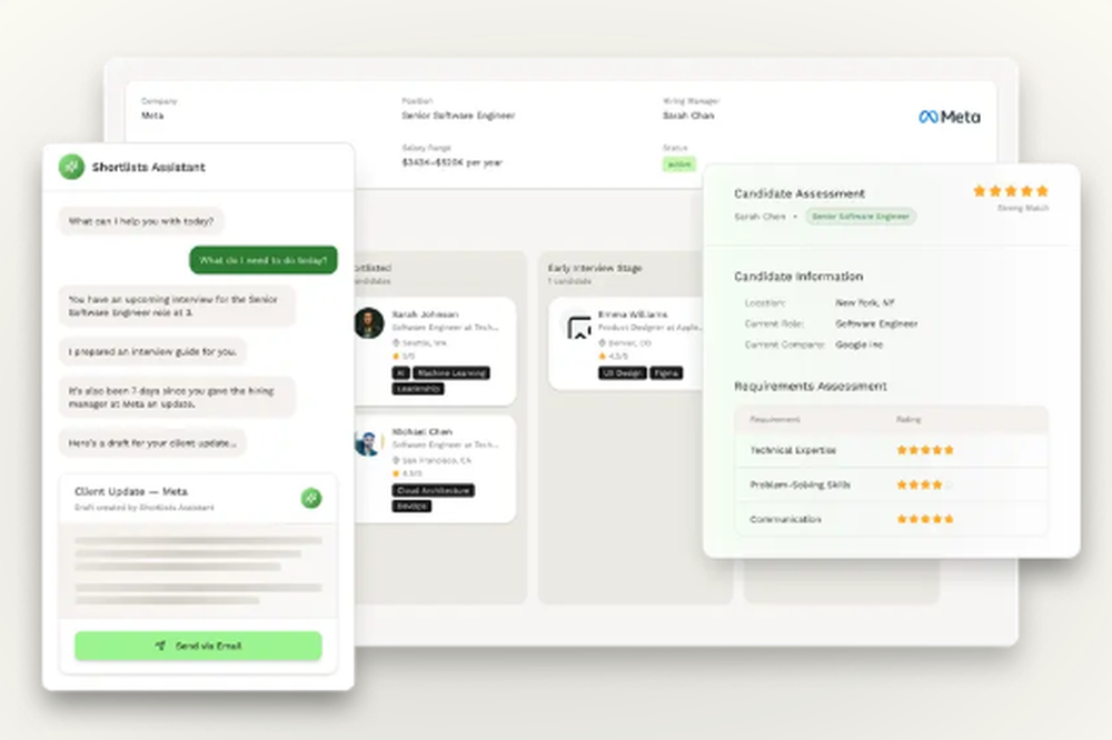 Shortlists Screenshot 1