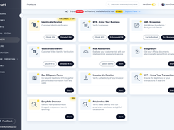 Product Demos / Sandbox : Safely test your API integrations and perfect your user flow in a risk-free environment.