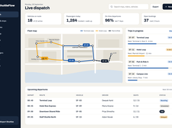Shuttle Operators Admin dashboard