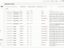 Log explorer: search and filter events from firewalls, servers and endpoints