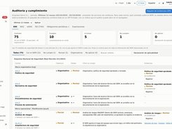 Compliance audit module with ENS, NIS2, ISO 27001 and eIDAS controls