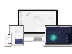 Siesta AI workspace across desktop and mobile, with company context, AI Chat, agents, workflows, recordings, governance, and security in one platform.